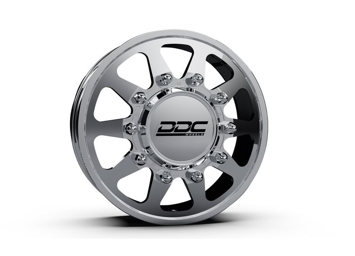 THE TEN POLISHED 22X8.25 8X200 142CB UP TO 12.50 TIRE                                                