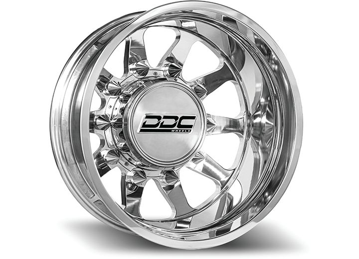 THE TEN POLISHED 22X8.25 8X200 142CB UP TO 12.50 TIRE                                                