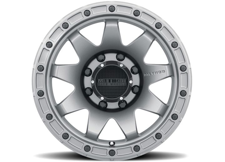 18X9 MR317 8x6.5 5.75 BS 18 OS 130.81 CB Titanium                                                    